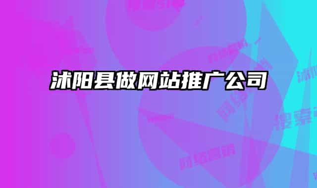 沭陽(yáng)縣做網(wǎng)站推廣公司
