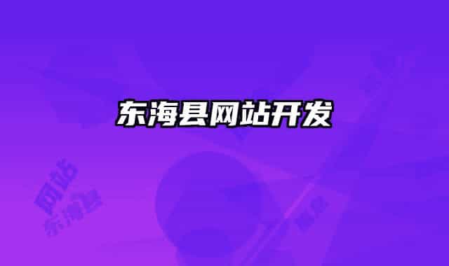東?？h網(wǎng)站開發(fā)