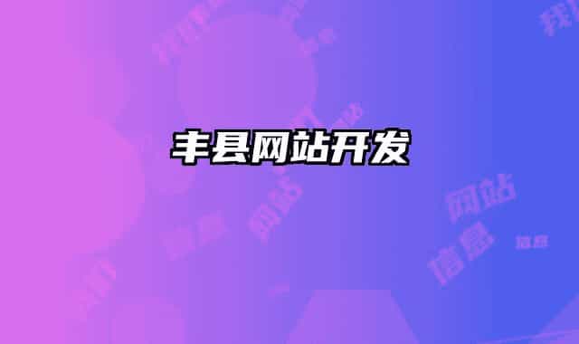 豐縣網(wǎng)站開(kāi)發(fā)