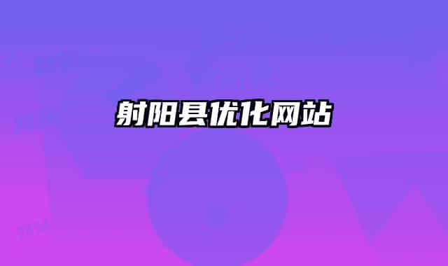 射陽縣優(yōu)化網(wǎng)站