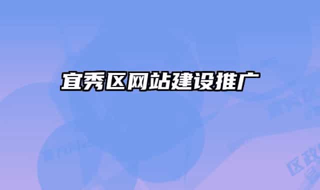 宜秀區(qū)網(wǎng)站建設推廣
