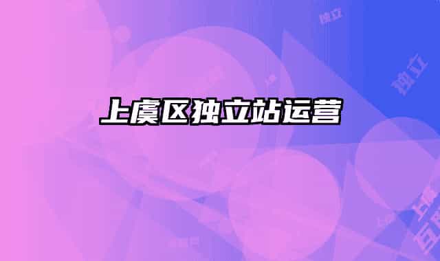 上虞區(qū)獨(dú)立站運(yùn)營