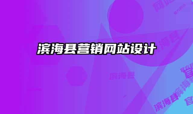 濱?？h營銷網(wǎng)站設(shè)計