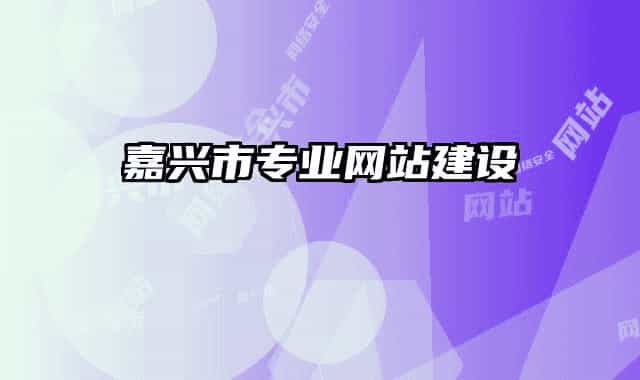 嘉興市專業(yè)網(wǎng)站建設