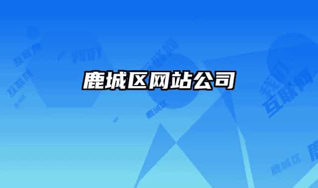 鹿城區(qū)網站公司