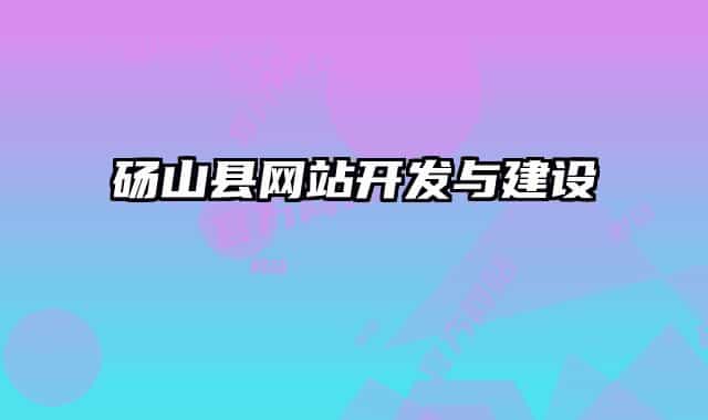 碭山縣網(wǎng)站開發(fā)與建設(shè)