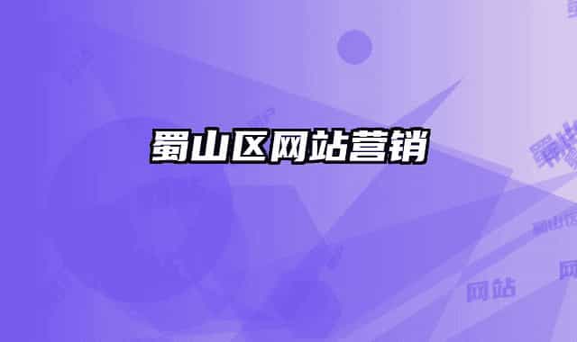 蜀山區(qū)網(wǎng)站營銷