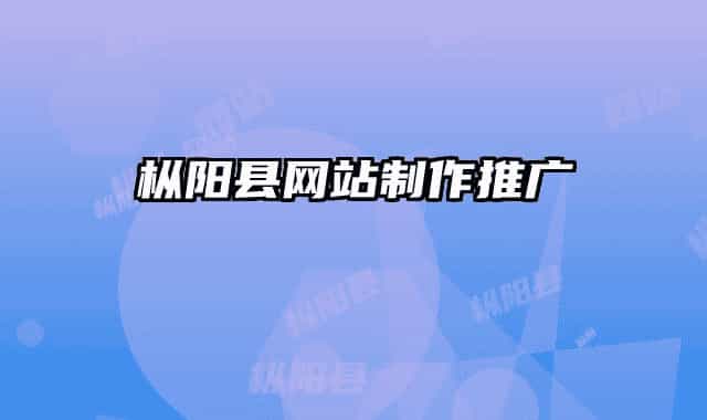 樅陽(yáng)縣網(wǎng)站制作推廣