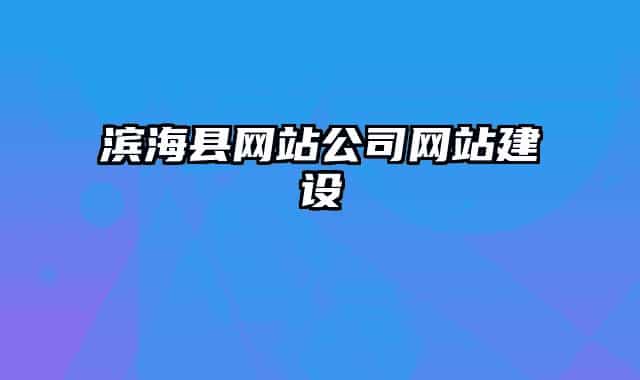 濱?？h網(wǎng)站公司網(wǎng)站建設(shè)