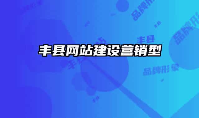 豐縣網站建設營銷型