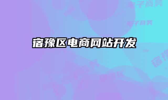 宿豫區(qū)電商網(wǎng)站開(kāi)發(fā)
