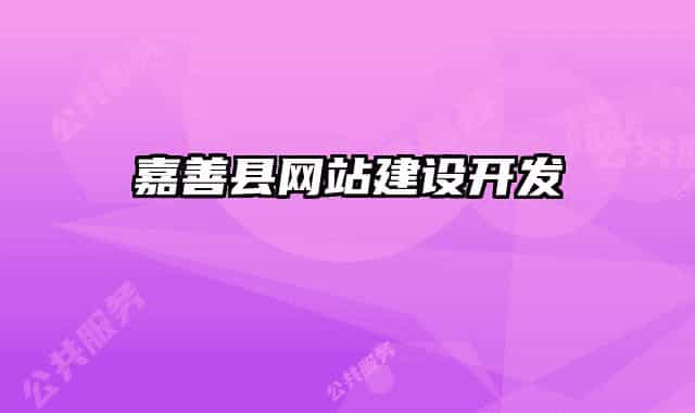 嘉善縣網(wǎng)站建設開發(fā)