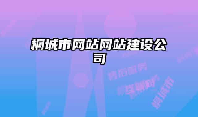 桐城市網站網站建設公司