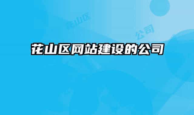 花山區(qū)網(wǎng)站建設的公司